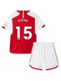 Arsenal Jakub Kiwior #15 Kotipaita Lasten 2023-24 Lyhythihainen (+ shortsit)